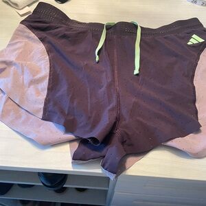 adidas “Adizero”Women's Athletic Shorts - Lavendar and Purple